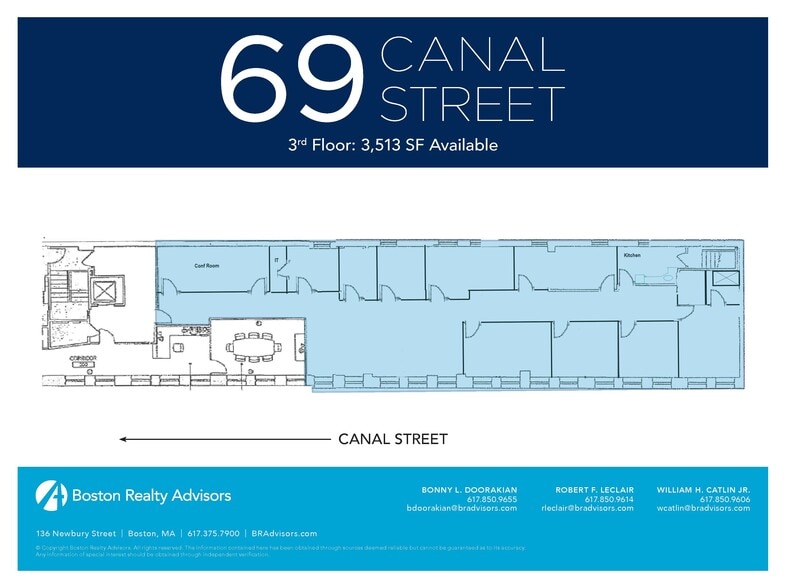 69 Canal St, Boston, MA for lease - Floor Plan - Image 3 of 8