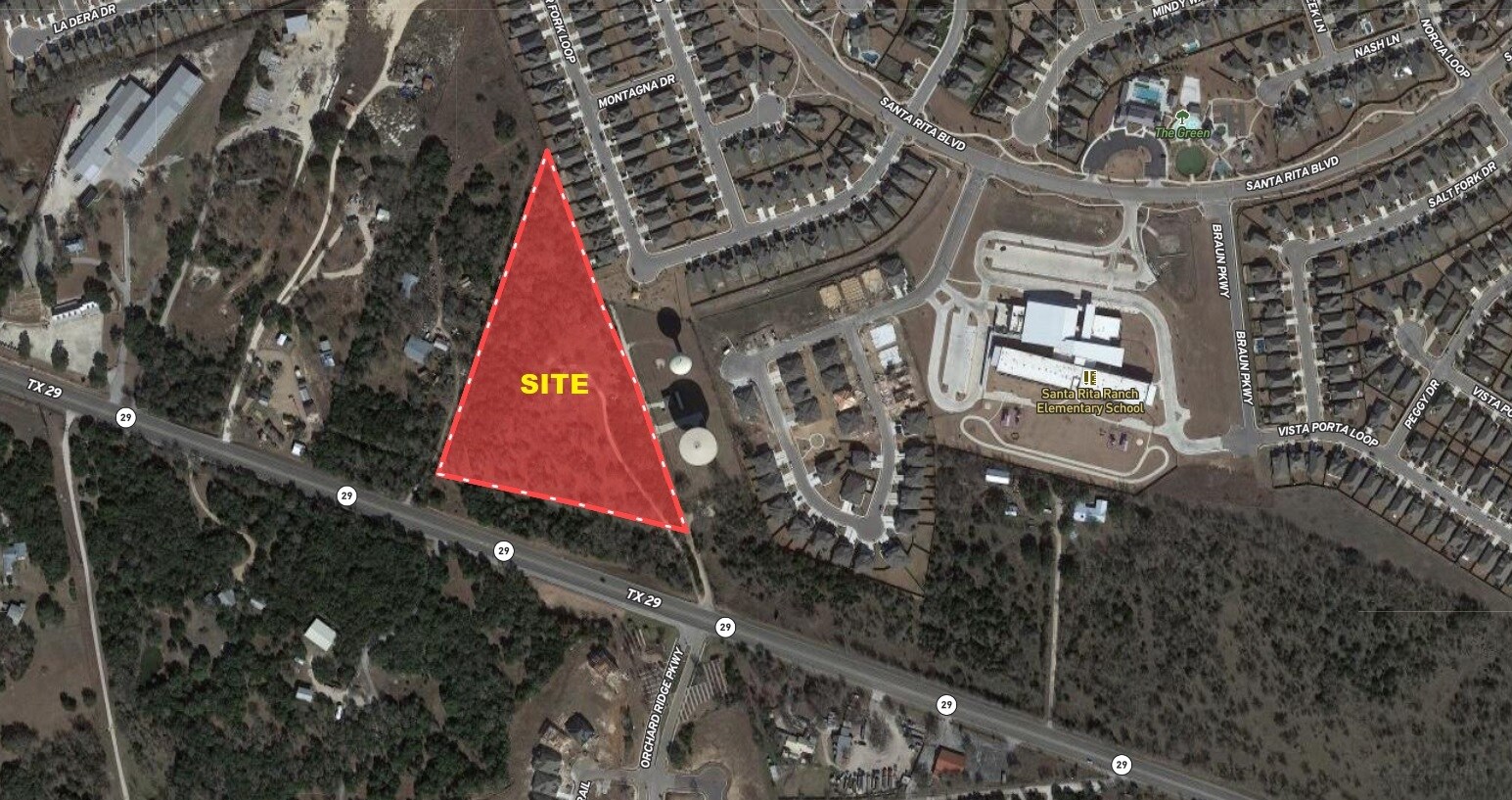 9600 Highway 29, Georgetown, TX for sale Aerial- Image 1 of 1