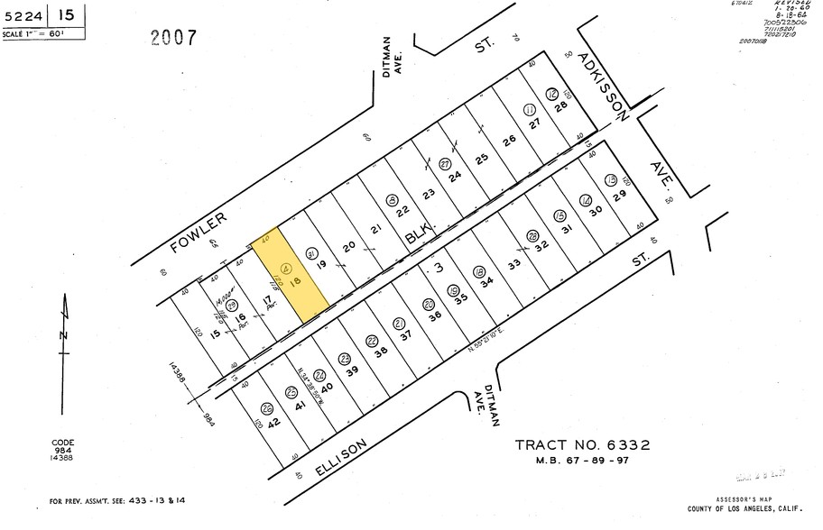 3330 E Fowler St, Los Angeles, CA for lease - Plat Map - Image 3 of 17