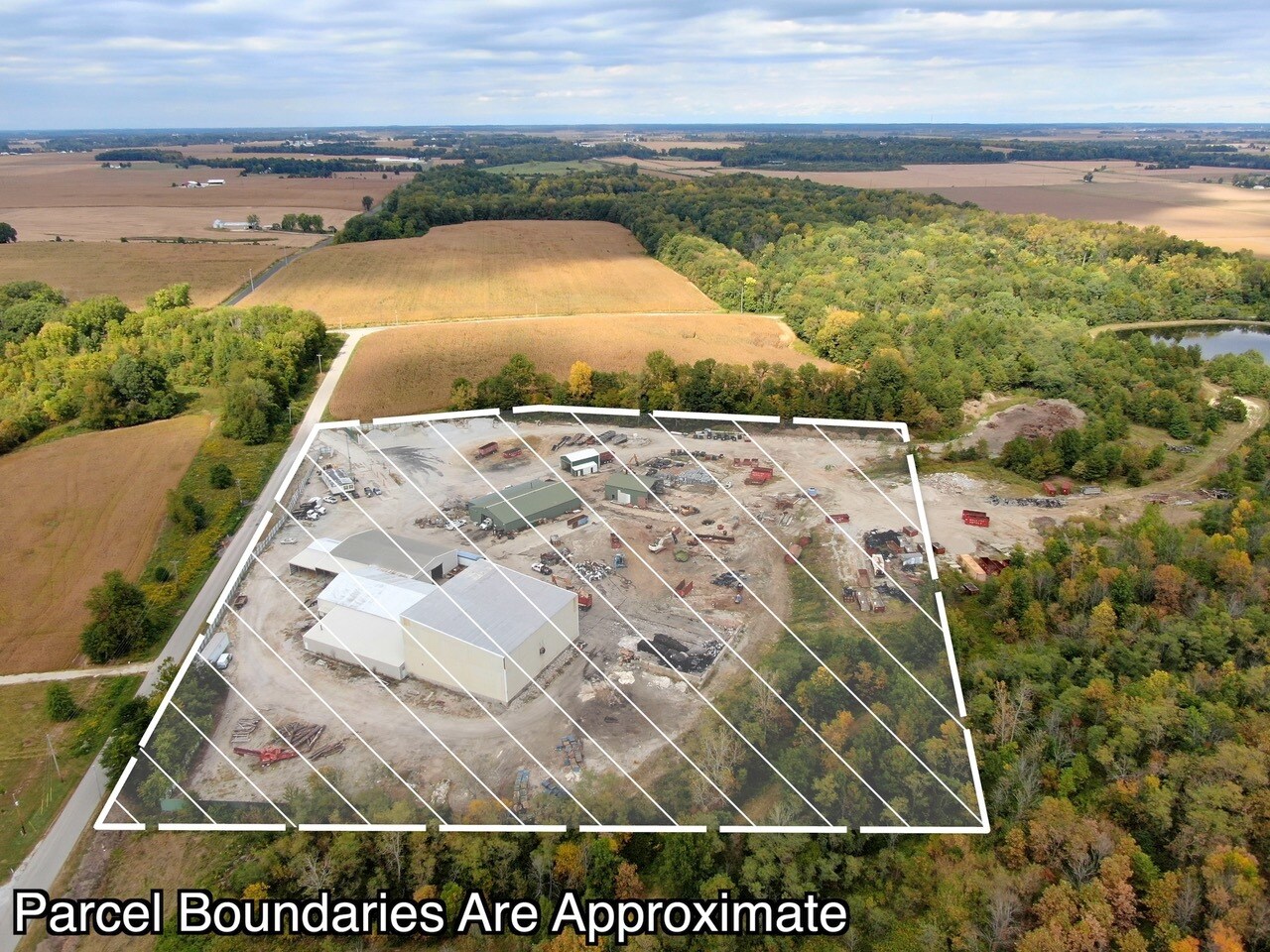 9292 N Pine Bluff Rd, Bicknell, IN for sale Aerial- Image 1 of 1