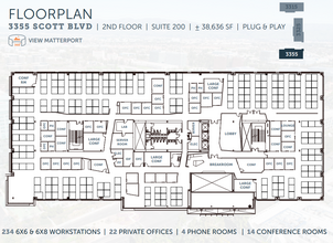 3355 Scott Blvd, Santa Clara, CA for lease Floor Plan- Image 1 of 1