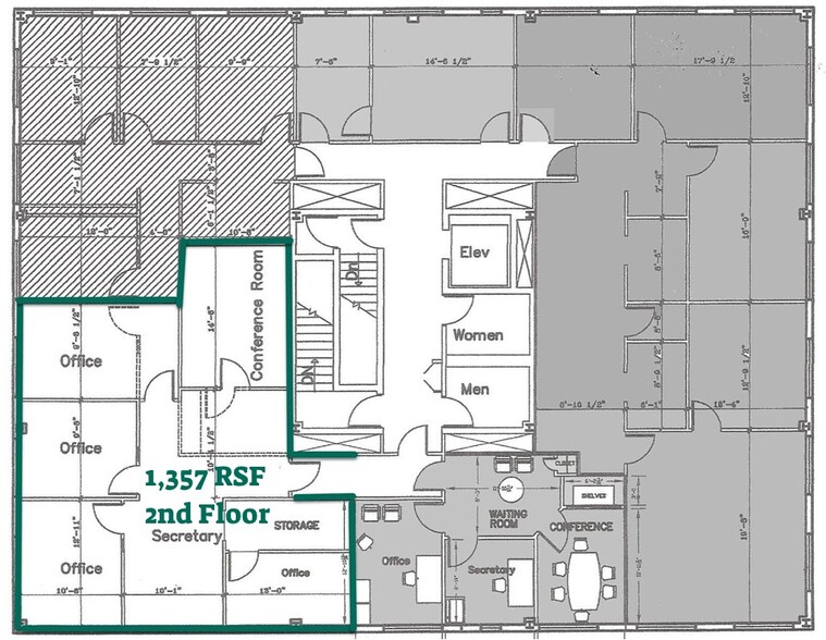 161 Cherry St, New Canaan, CT for lease - Floor Plan - Image 2 of 26