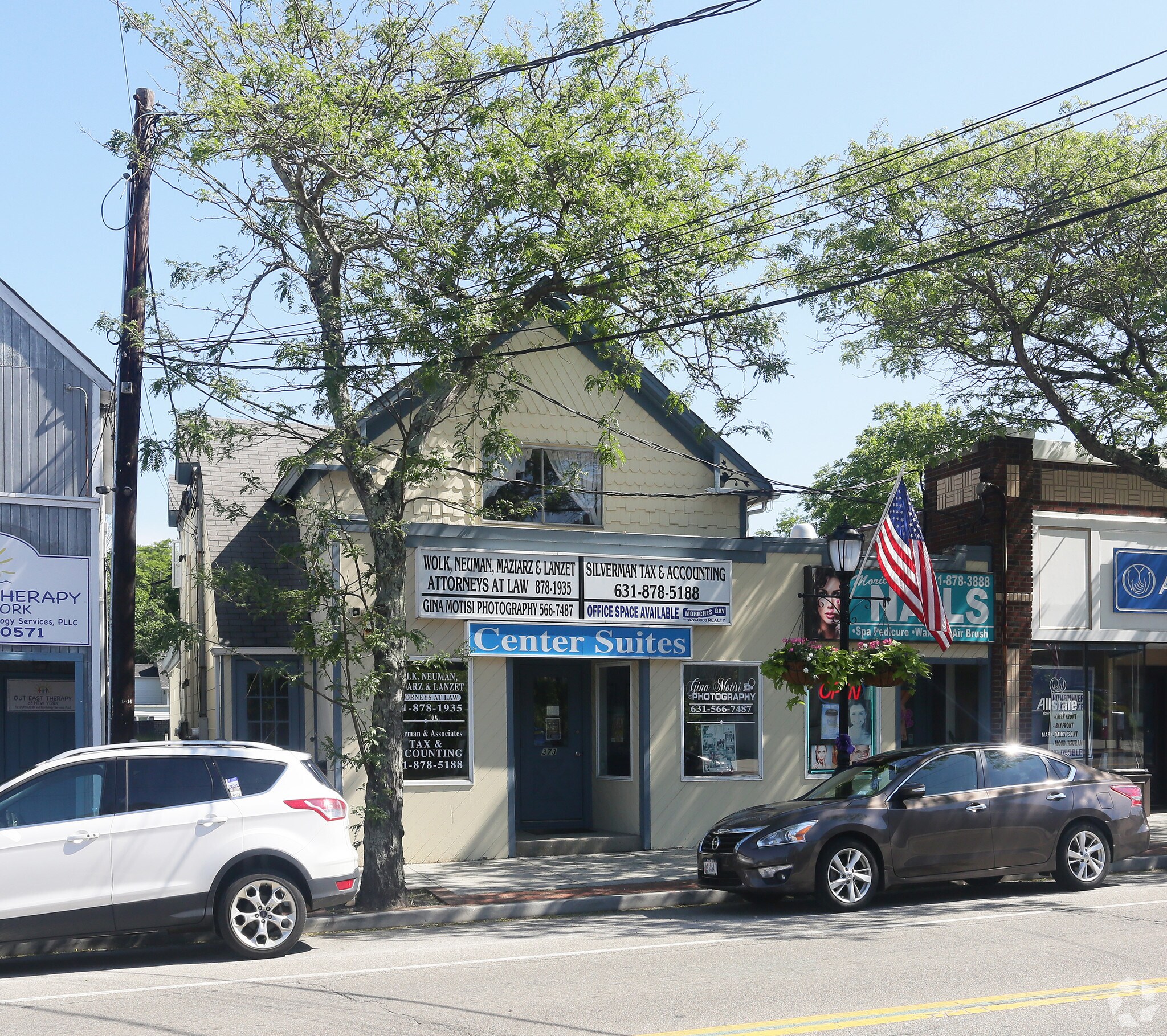 371-373 Main St, Center Moriches, NY for lease Building Photo- Image 1 of 5