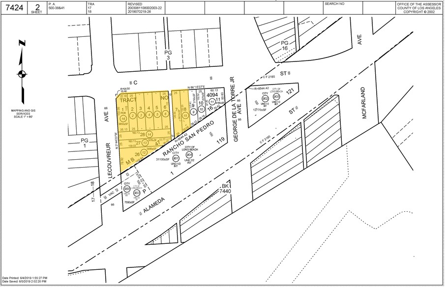 514 East C St, Wilmington, CA for lease - Plat Map - Image 2 of 3