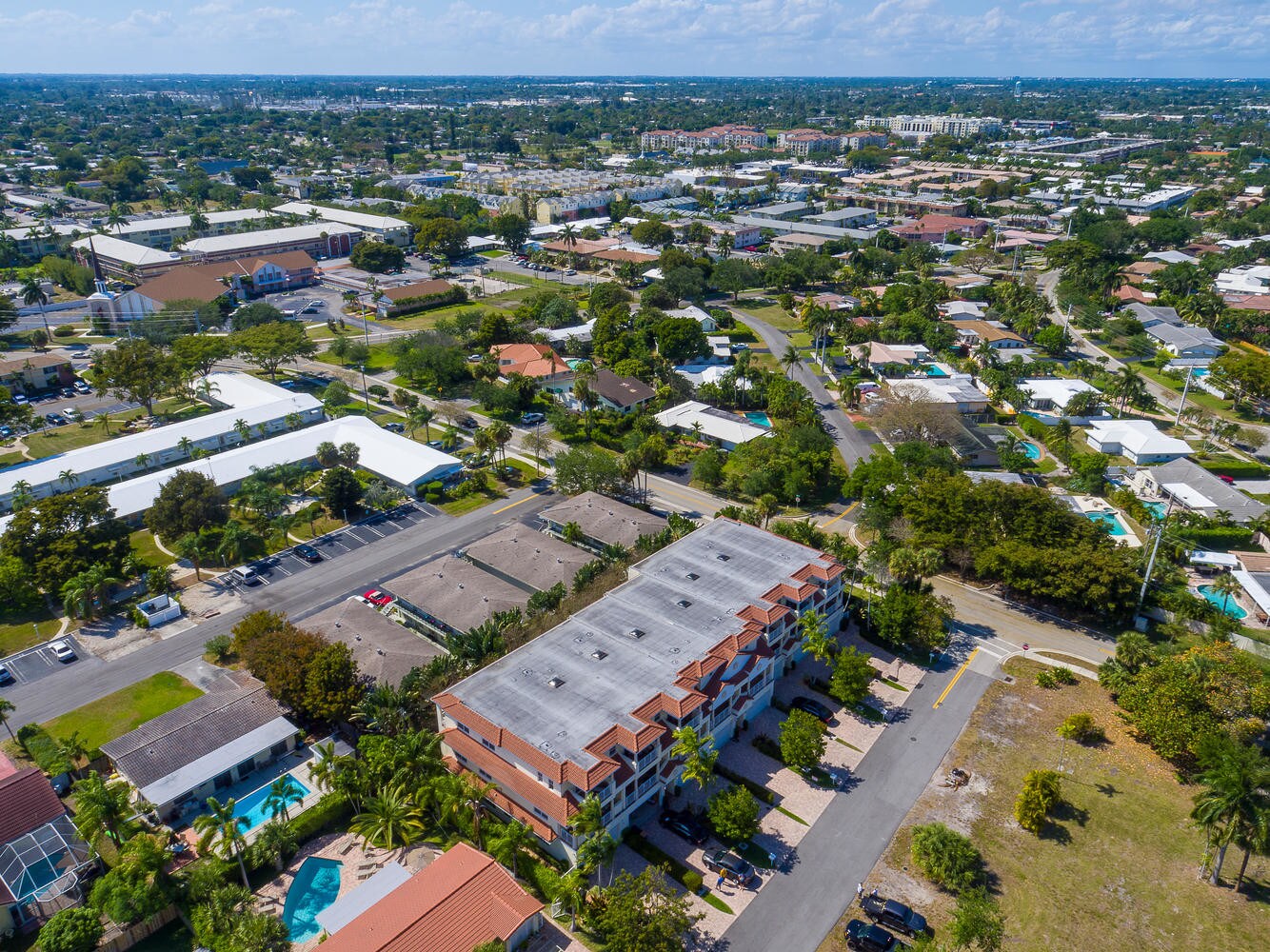 3861-3875 NE 22nd Way, Lighthouse Point, FL for sale Aerial- Image 1 of 1