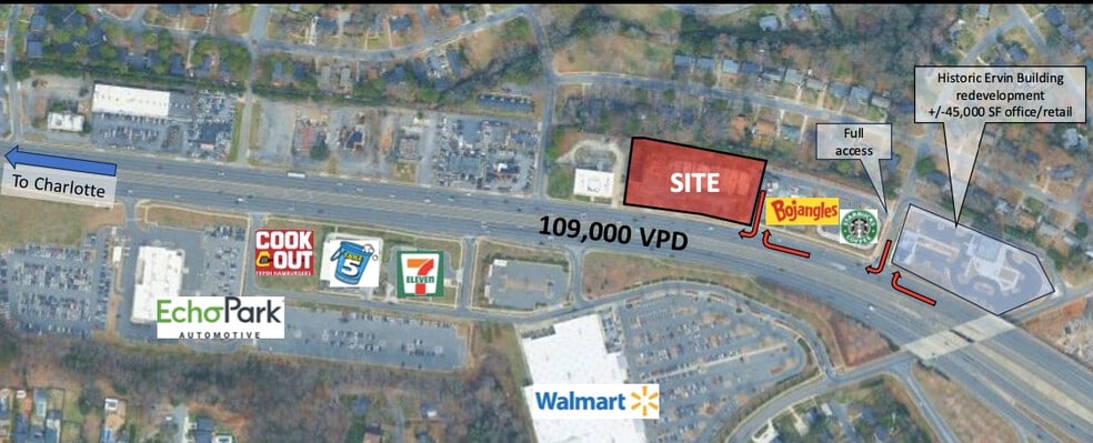 3809 E Independence Blvd, Charlotte, NC for sale - Building Photo - Image 1 of 1