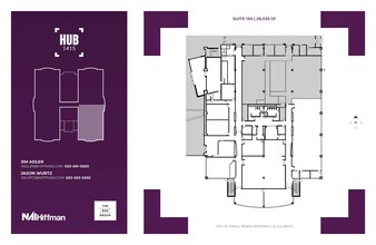 1415 W Diehl Rd, Naperville, IL for lease Floor Plan- Image 1 of 1