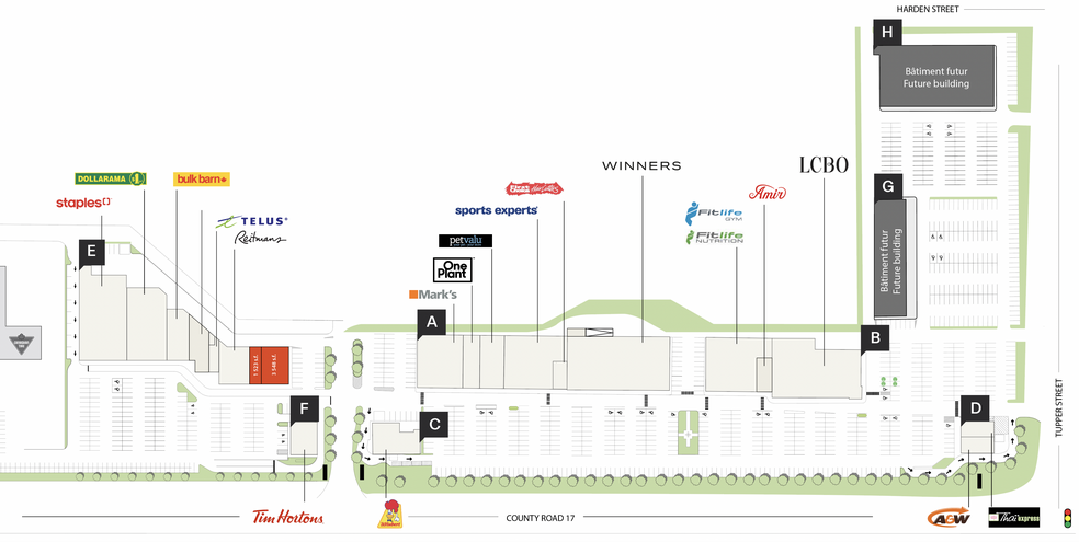 454 Cr-17, Hawkesbury, ON for lease - Site Plan - Image 3 of 4