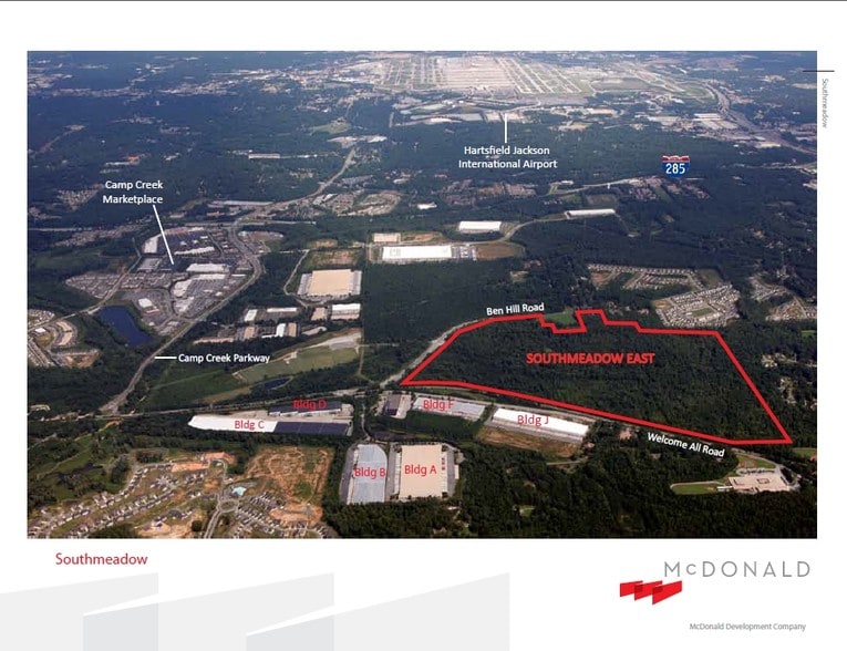 Southmeadow East Pky, Atlanta, GA for lease - Aerial - Image 2 of 3