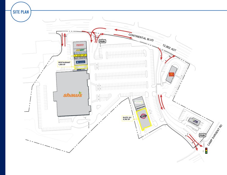 7 Continental Blvd, Merrimack, NH for lease - Site Plan - Image 1 of 7