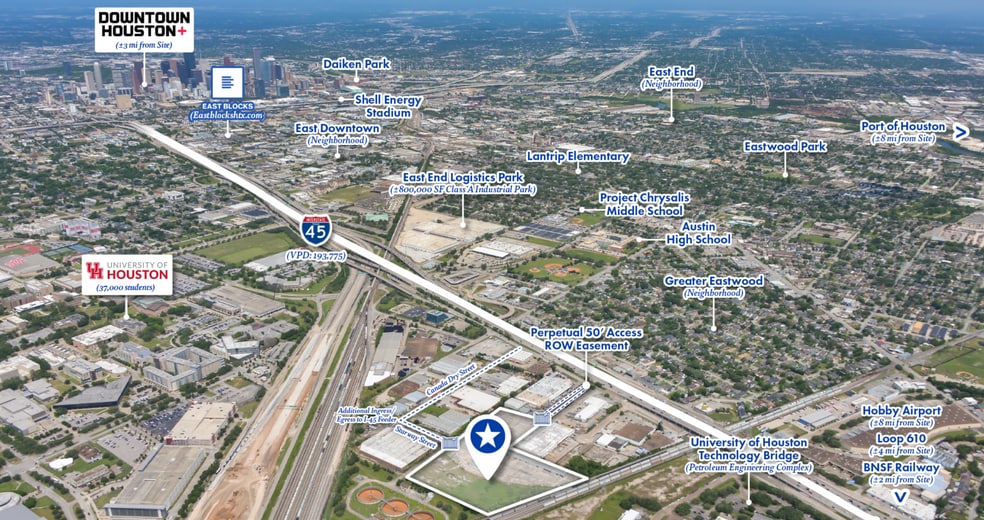 4812 Gulf Fwy, Houston, TX for sale - Aerial - Image 2 of 4