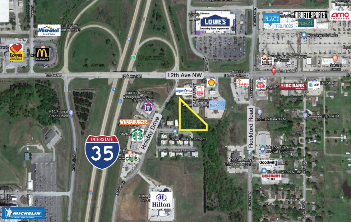 2600 12th Ave, Ardmore, OK for sale Aerial- Image 1 of 1