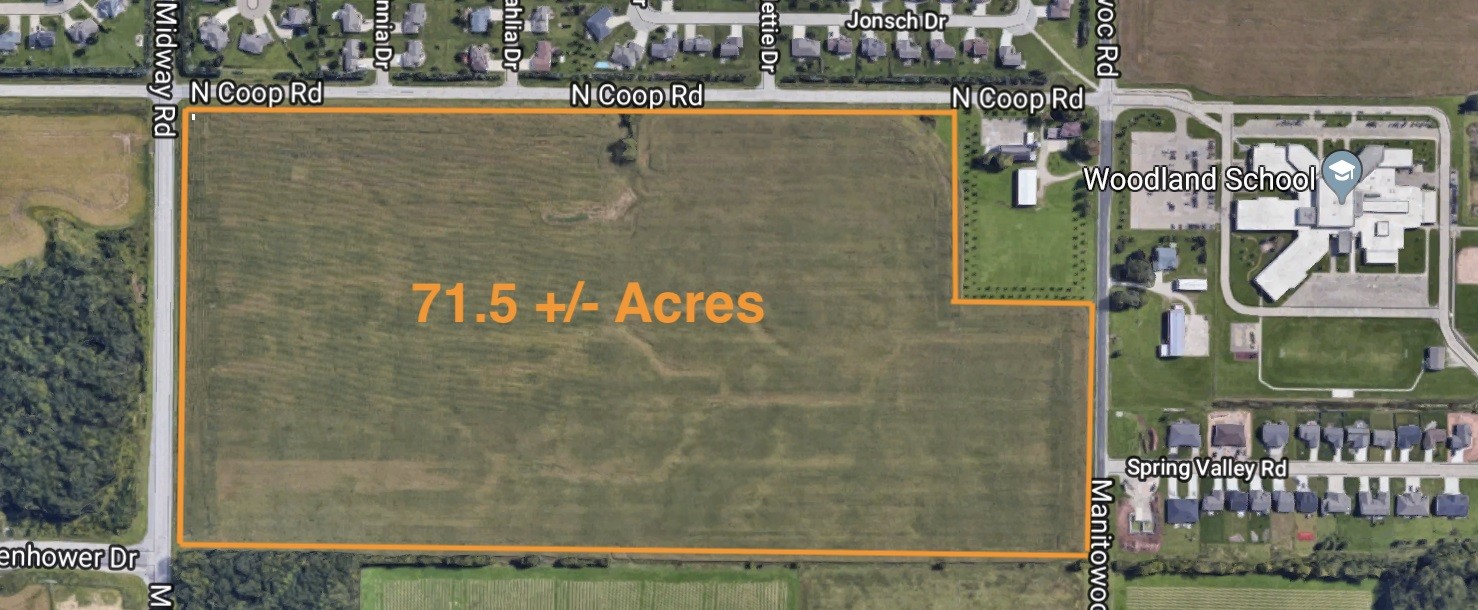 Coop Rd & Manitowoc Rd, Appleton, WI for sale Aerial- Image 1 of 1