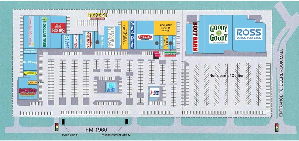 9715-9785 E FM-1960 By pass, Humble, TX for lease - Site Plan - Image 2 of 7