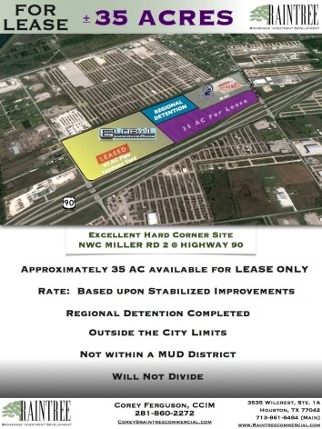 Highway 90 & Miller Rd 2, Houston, TX for sale Primary Photo- Image 1 of 1