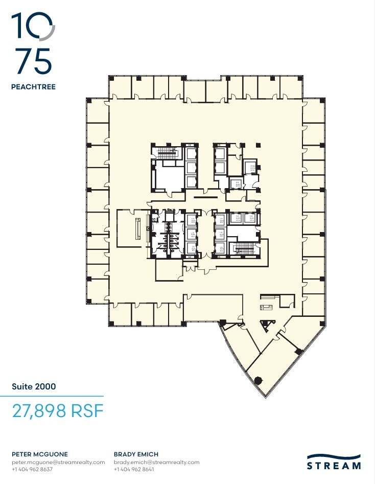 1075 Peachtree St NE, Atlanta, GA for lease Floor Plan- Image 1 of 1
