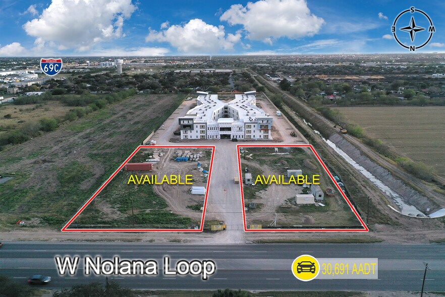 Nolana Loop & I-69C, Pharr, TX for sale - Aerial - Image 1 of 1