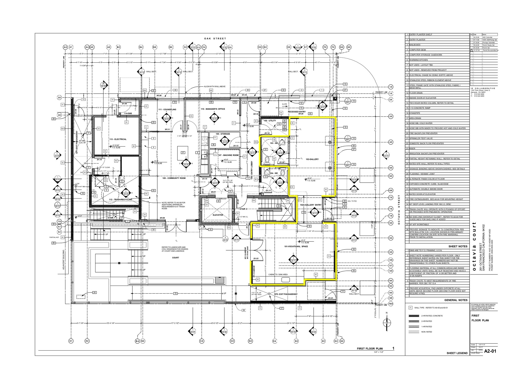 261 Octavia Blvd, San Francisco, CA for lease Floor Plan- Image 1 of 18