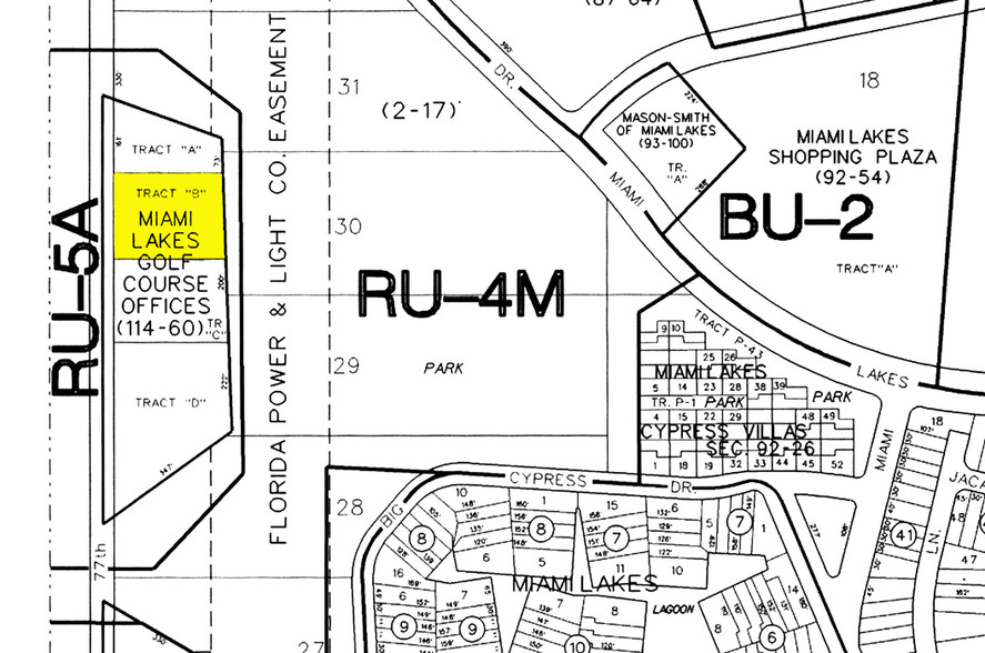 15165 NW 77th Ave, Miami Lakes, FL for lease - Plat Map - Image 2 of 51