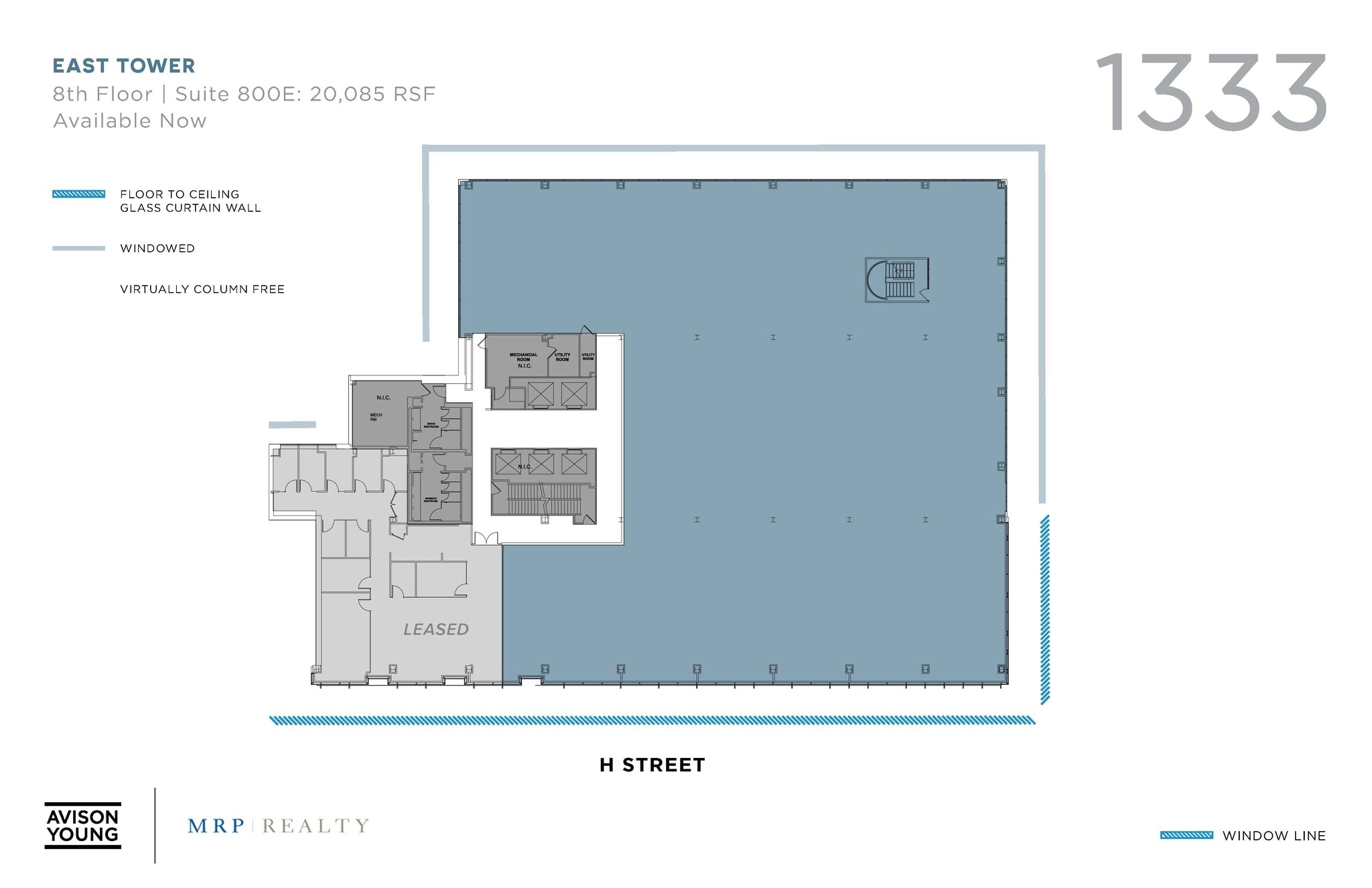 1333 H St NW, Washington, DC for lease Floor Plan- Image 1 of 1