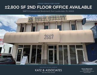 More details for 2665-2667 E Commercial Blvd, Fort Lauderdale, FL - Office for Lease