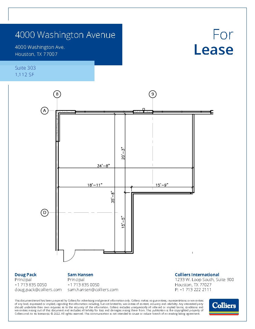 4000 Washington, Houston, TX for lease Floor Plan- Image 1 of 1