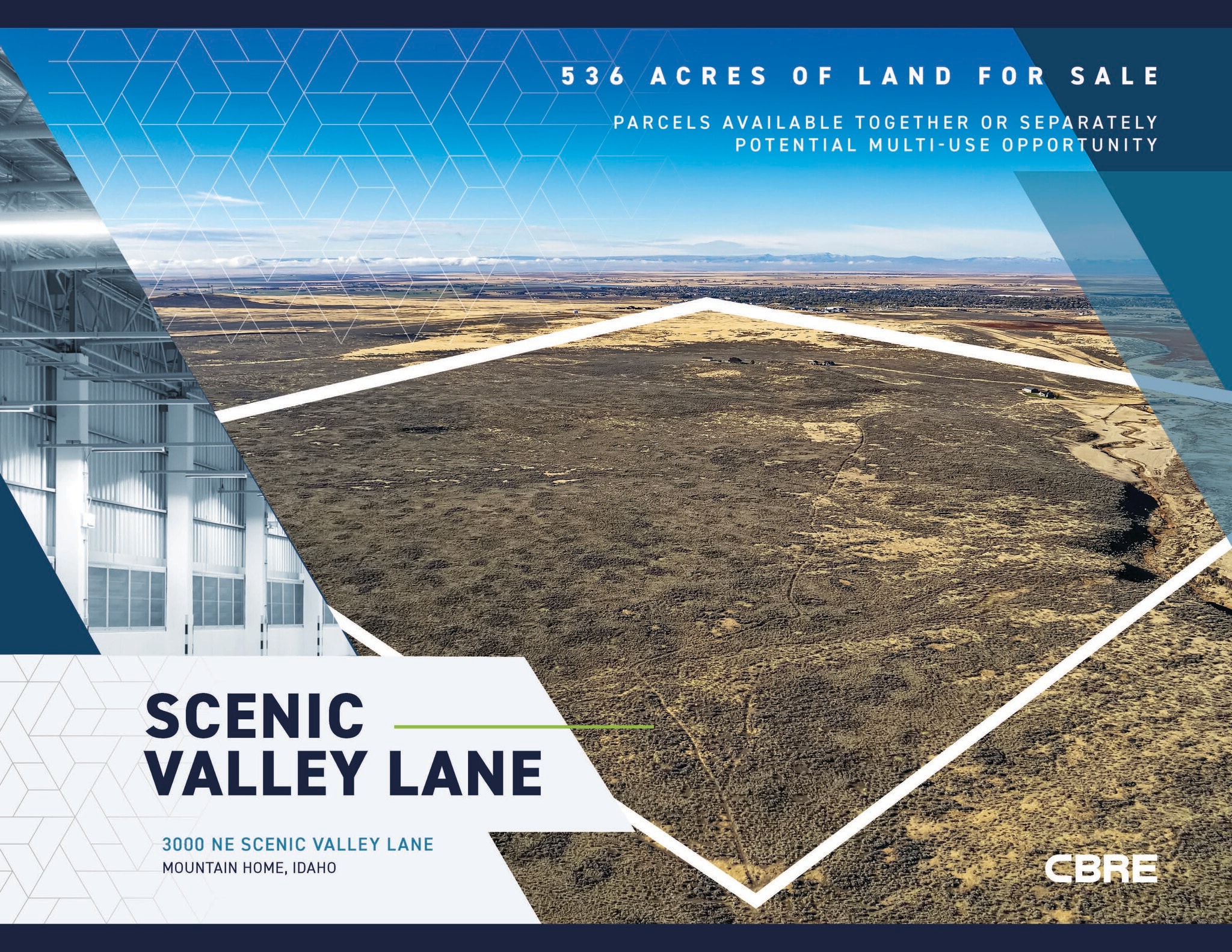 3000 NE Scenic Valley Ln, Mountain Home, ID for sale Aerial- Image 1 of 6