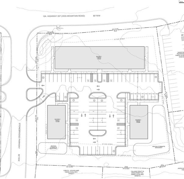 1745 Hog Mountain, Watkinsville, GA for sale - Site Plan - Image 2 of 3