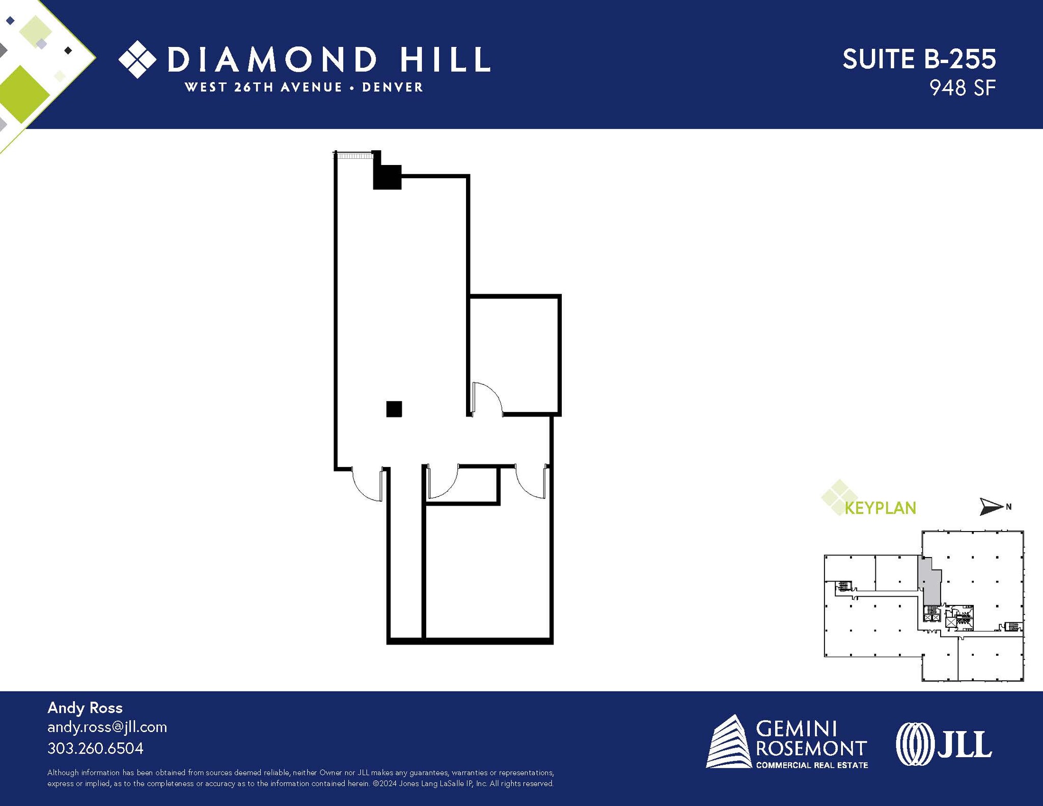 2490 W 26th Ave, Denver, CO for lease Floor Plan- Image 1 of 2