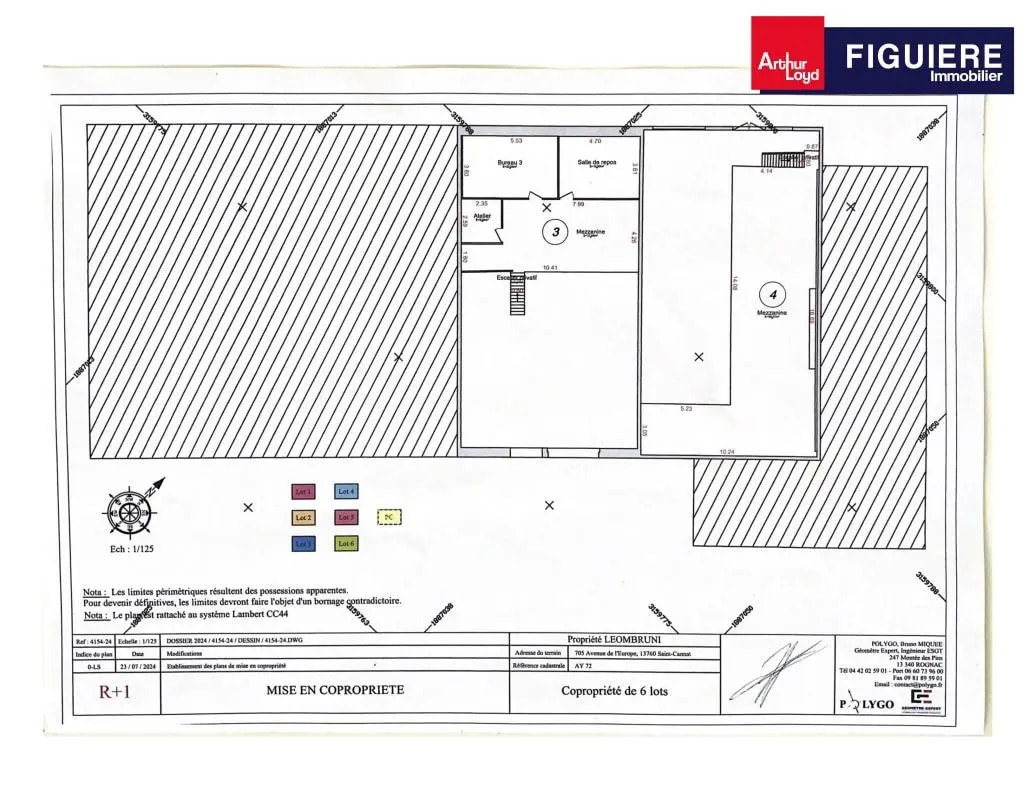 705 Avenue De L'Europe, Saint-Cannat, BDR 13760 - Unit 1 - - Floor Plan - Image 2 of 10
