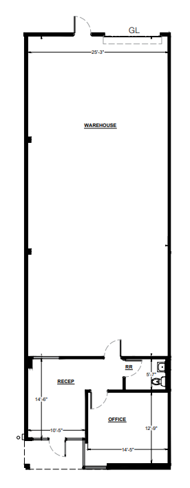 9560 Chesapeake Dr, San Diego, CA for lease Floor Plan- Image 1 of 1