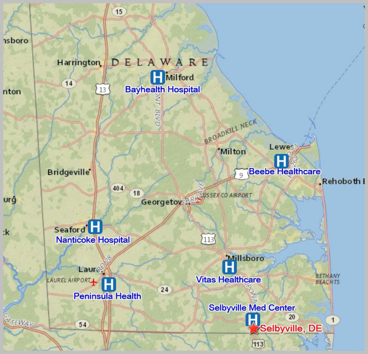 Dupont Blvd, Selbyville, DE 19975 Sussex County DE, 111 Ac