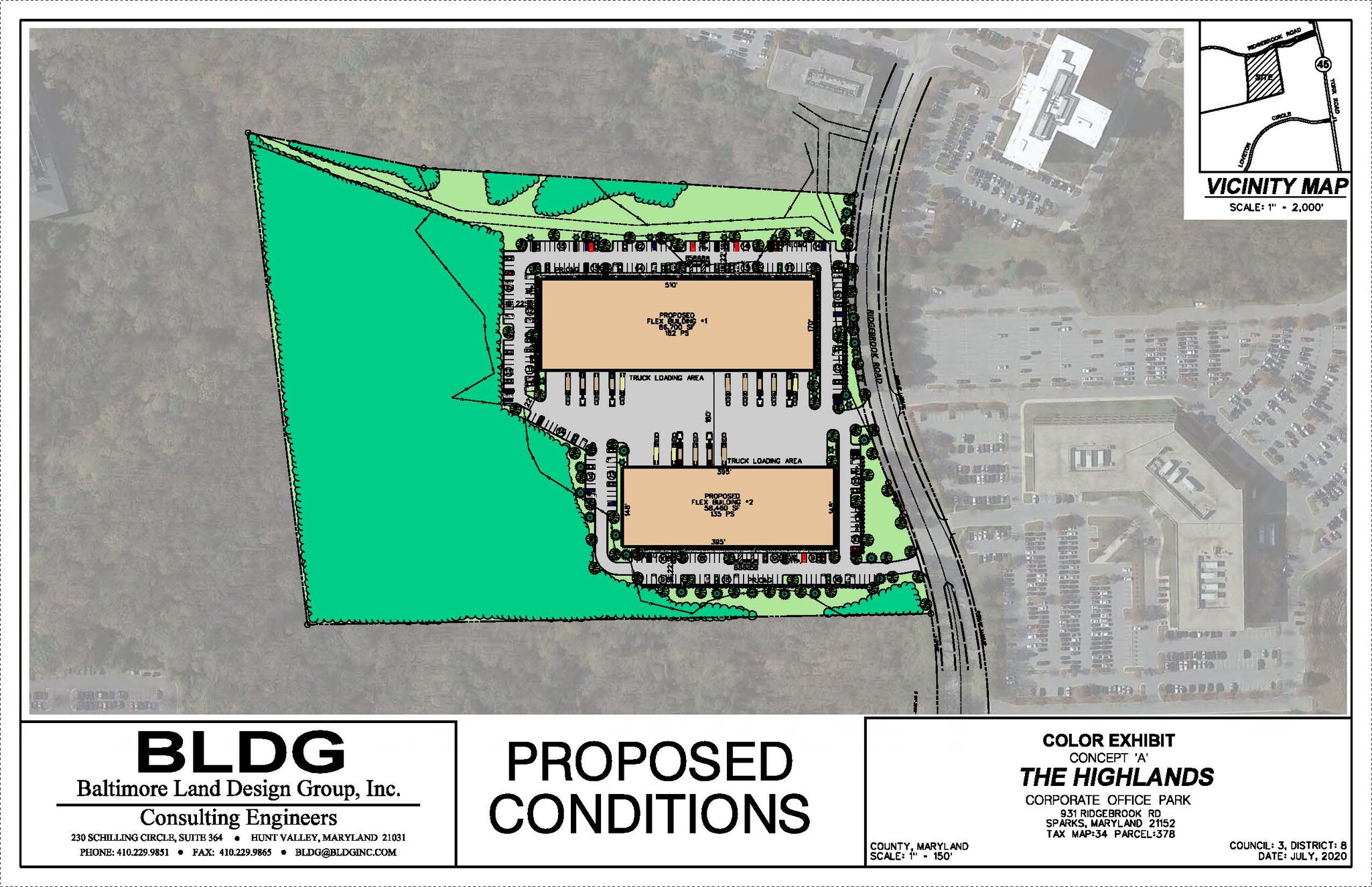 931 Ridgebrook Rd, Sparks, MD for lease Site Plan- Image 1 of 2