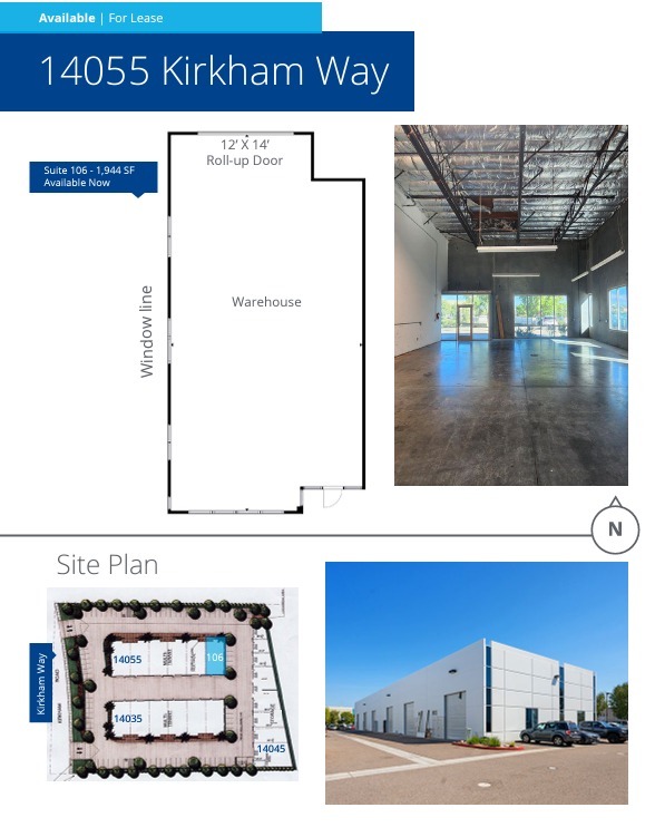 14035 Kirkham Way, Poway, CA for lease Floor Plan- Image 1 of 1