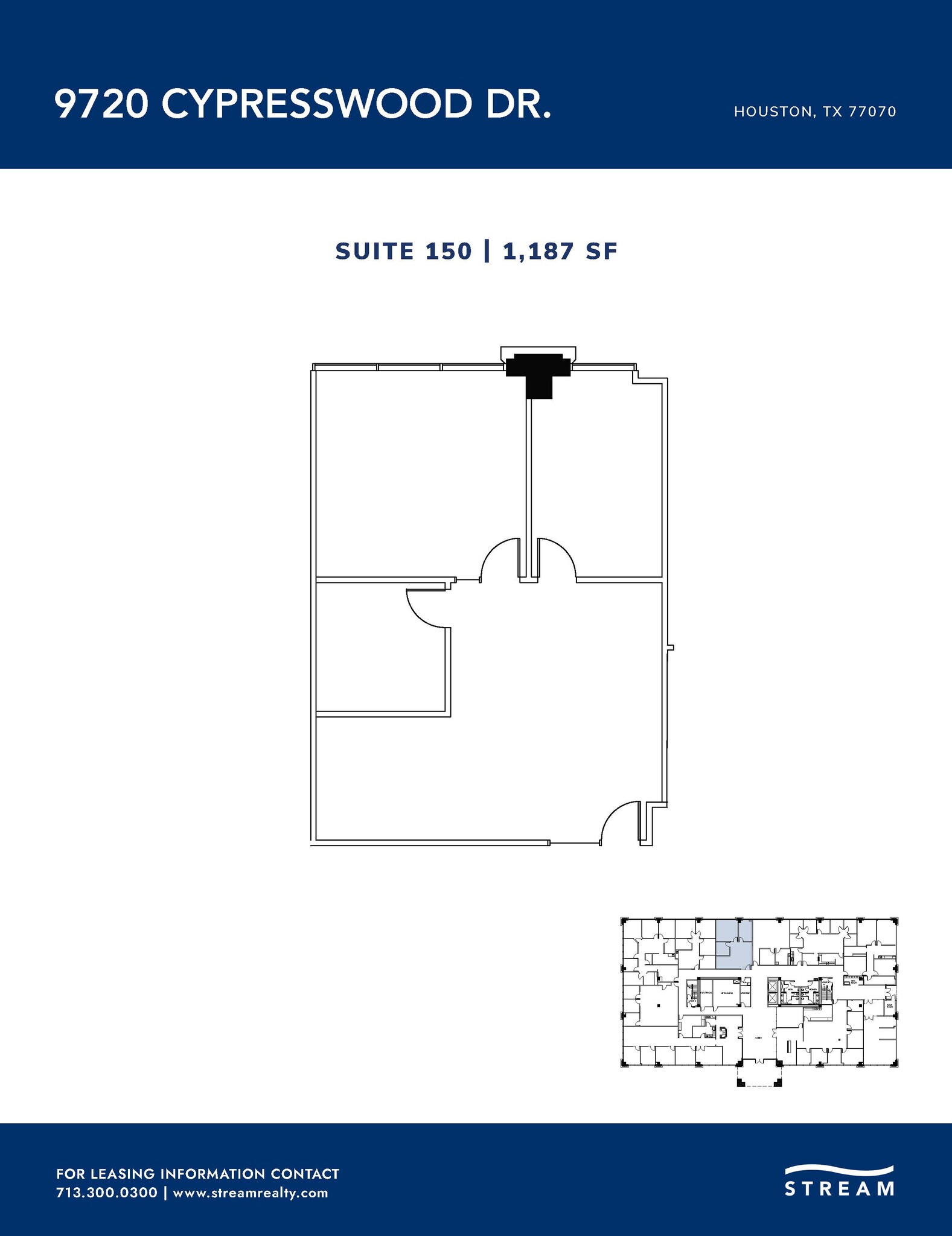 9720 Cypresswood Dr, Houston, TX for lease Floor Plan- Image 1 of 1