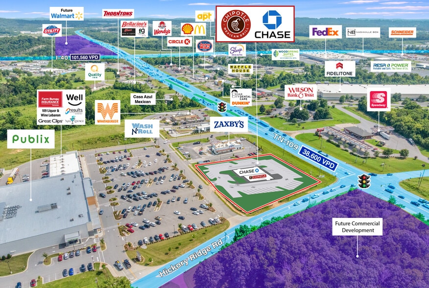 449 TN-109, Lebanon, TN for sale - Aerial - Image 2 of 8