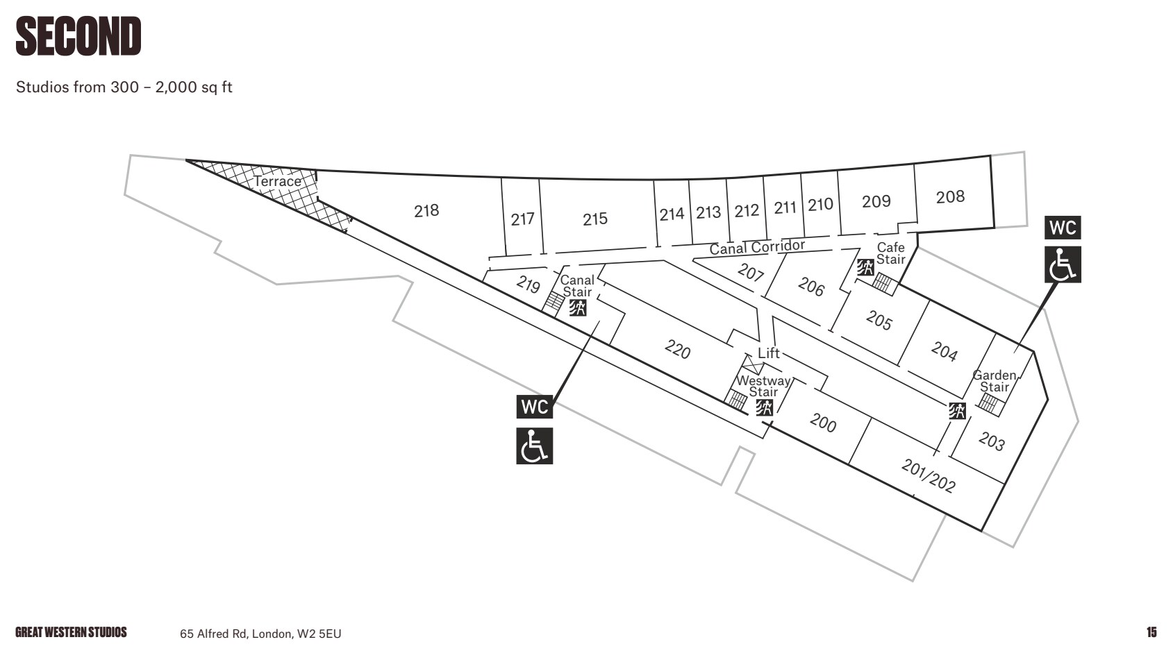 65 Alfred Rd, London for lease Floor Plan- Image 1 of 1