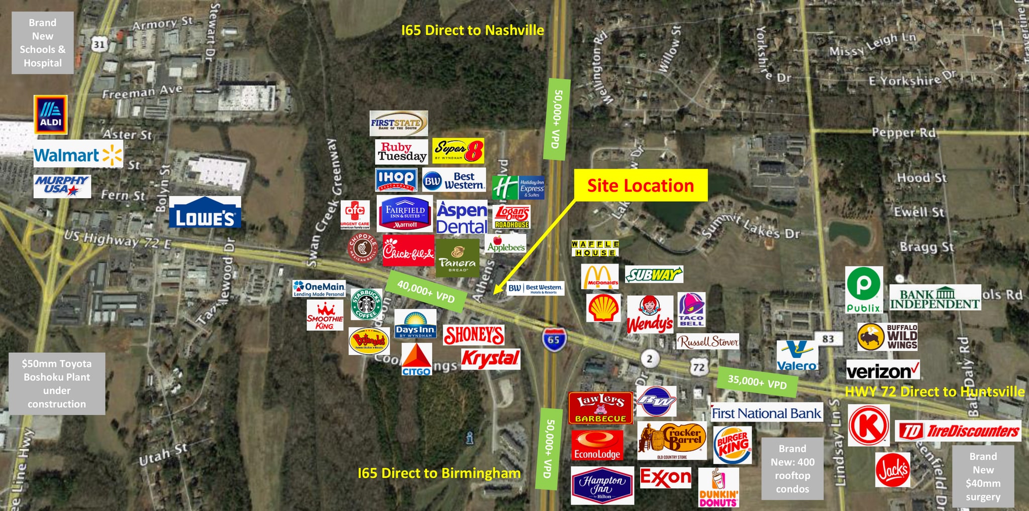 1327 US Highway 72 E, Athens, AL for sale Building Photo- Image 1 of 1