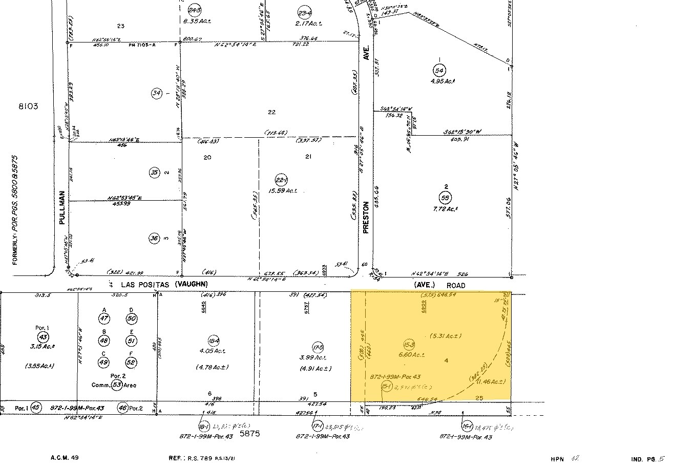 6909 Las Positas Rd, Livermore, CA for sale Plat Map- Image 1 of 1