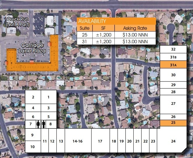 2655 W Guadalupe Rd, Mesa, AZ for lease Site Plan- Image 1 of 1