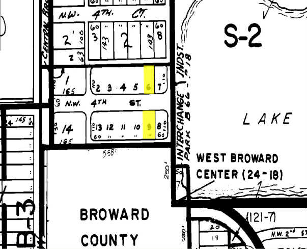 2610-2618 NW 4th St, Fort Lauderdale, FL for lease - Plat Map - Image 3 of 9