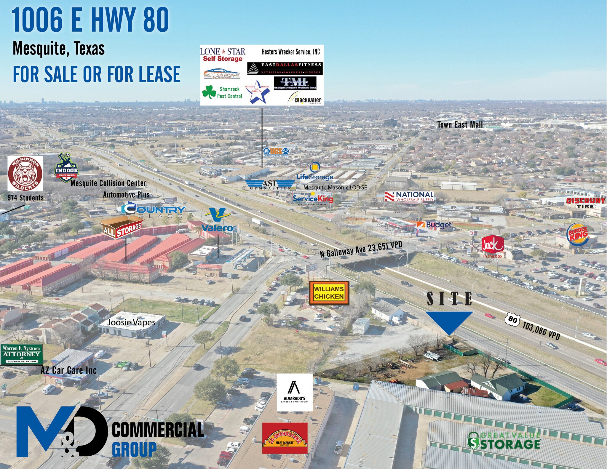 1006 E Hwy 80, Mesquite, TX for sale Primary Photo- Image 1 of 1