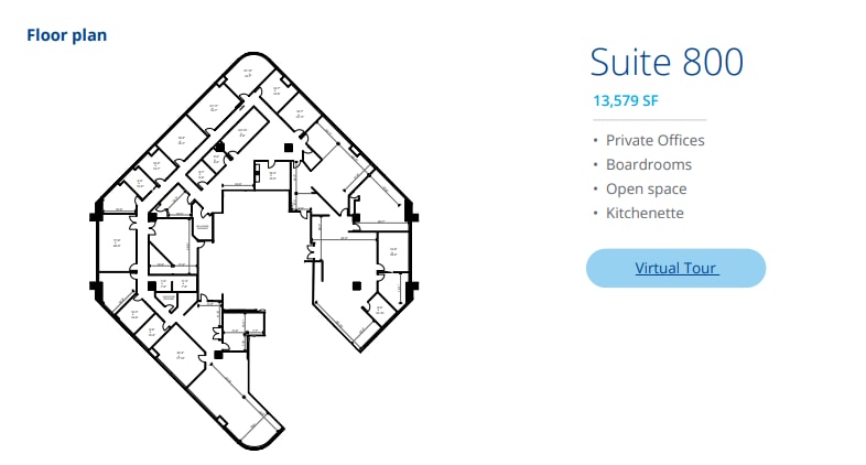 4950 Yonge St, Toronto, ON for lease Floor Plan- Image 1 of 1