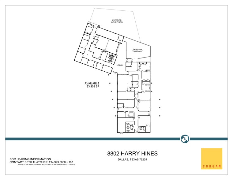 8802 Harry Hines Blvd, Dallas, TX for lease - Site Plan - Image 2 of 2