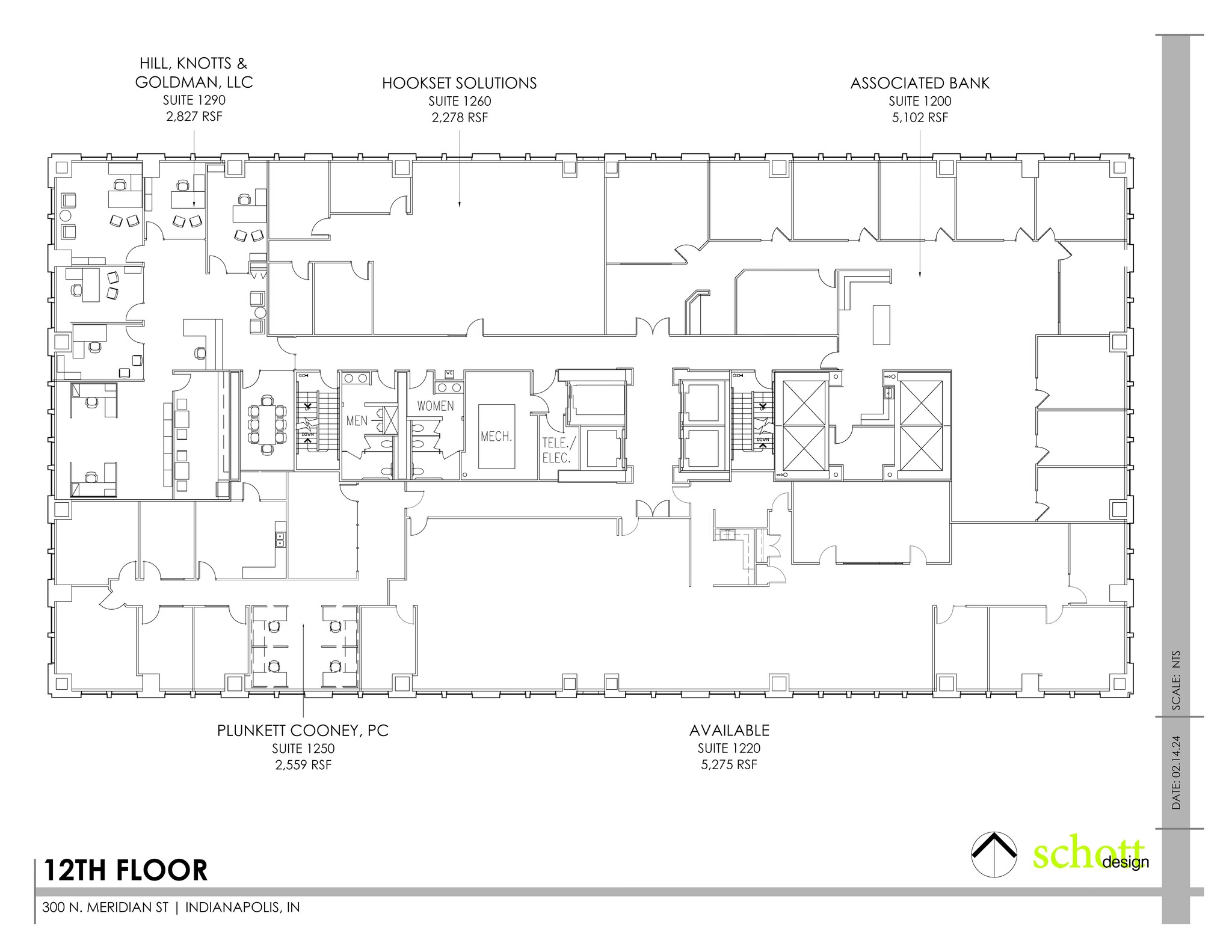 300 N Meridian St, Indianapolis, IN for lease Site Plan- Image 1 of 1