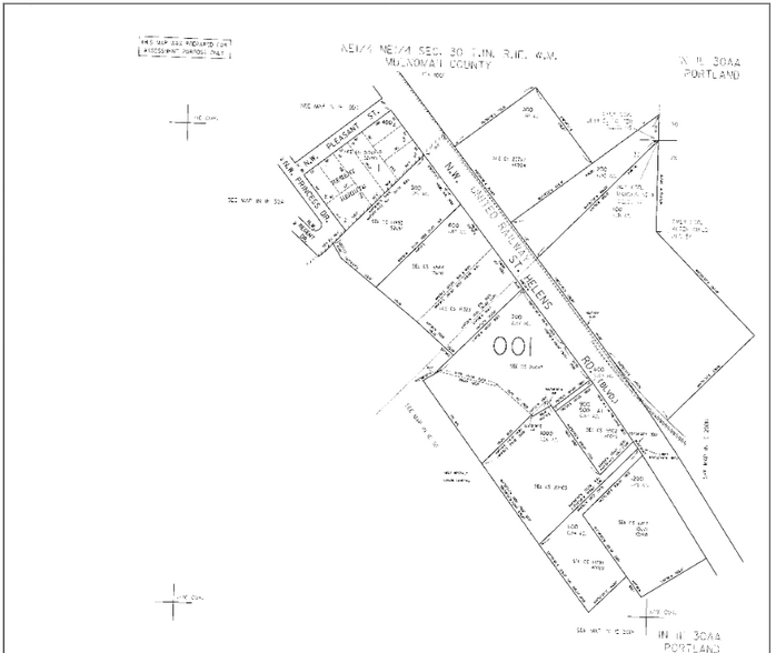 3537 NW St Helens Rd, Portland, OR for sale - Plat Map - Image 3 of 3