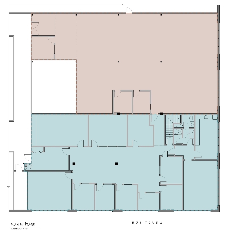 170-180 Rue Peel, Montréal, QC for lease Floor Plan- Image 1 of 5