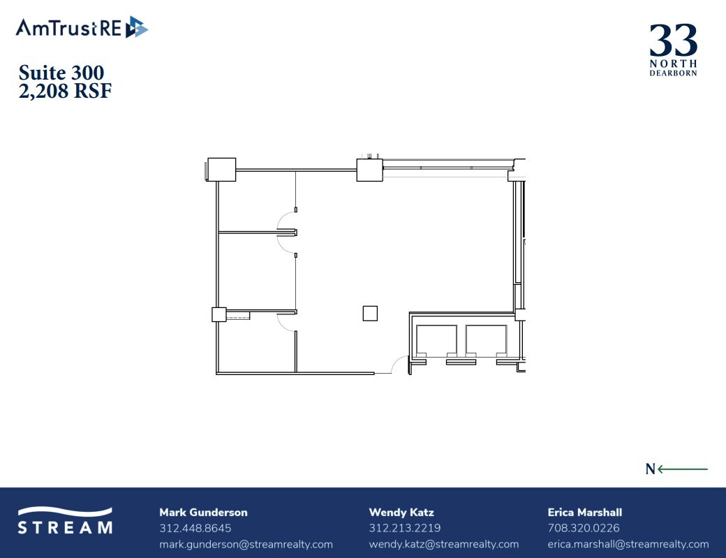 33 N Dearborn St, Chicago, IL for lease Floor Plan- Image 1 of 1