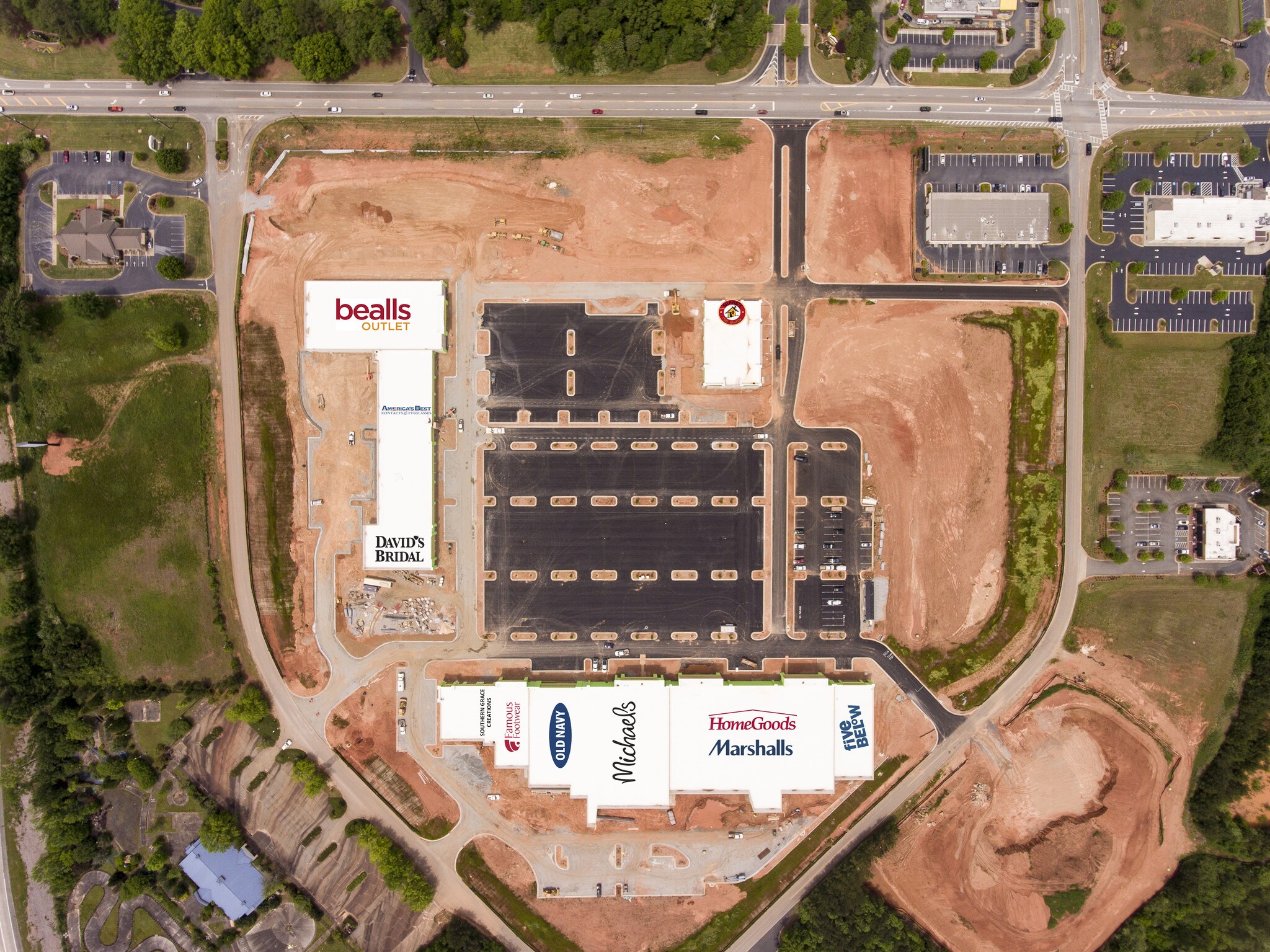 1625 Bass Rd, Macon, GA for sale Aerial- Image 1 of 1