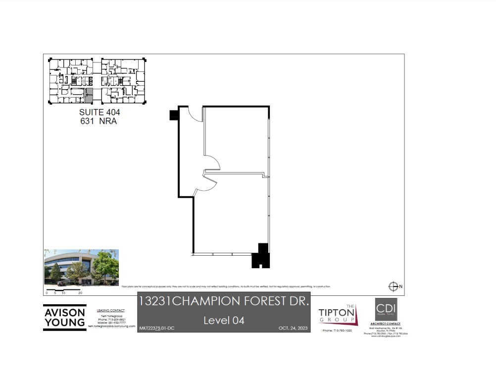 13231 Champion Forest Dr, Houston, TX for lease Floor Plan- Image 1 of 1